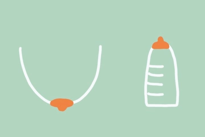 My breastfeeding journey started with formula and ended with it